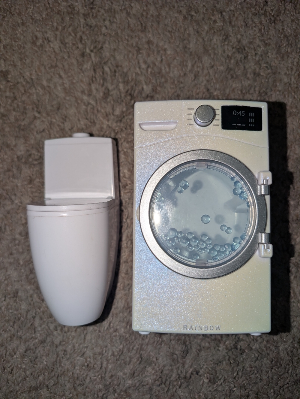 Rainbow High Doll Toilet And Washer